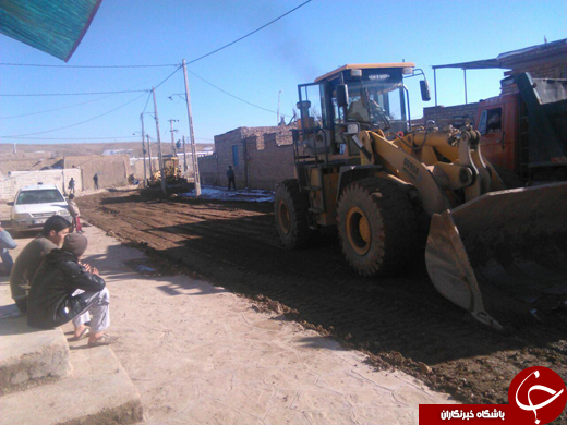 آسفالت شدن روستای موچنان + تصاویر