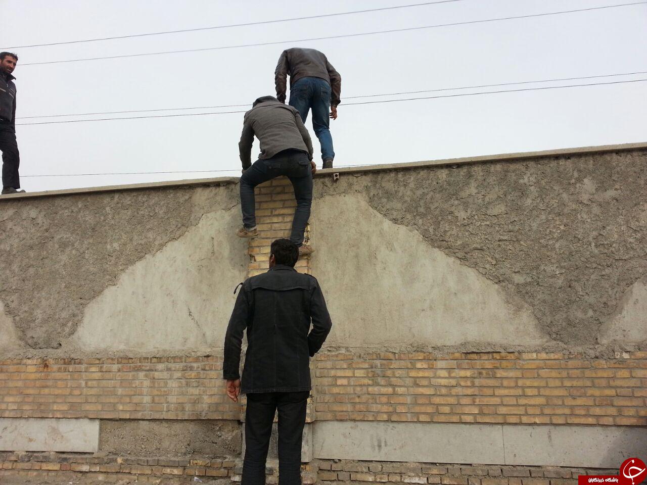 مسیر عجیب عبور مرور رانندگان پایانه بندر امام !!! + عکس