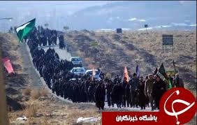ورود کاروان پیاده زائران عراقی امام رضا (ع) به استان ایلام