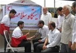 راه اندازی کاروان سلامت در شهرستان زابل