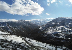 روستای خانسرک در زمستان + تصاویر