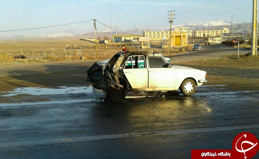 سرعتگیری که باعث تصادف شد + تصاویر سرعتگیری که باعث تصادف شد + تصاویر