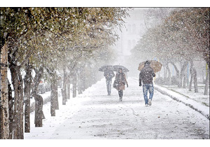 استان همدان در انتظار بارش برف