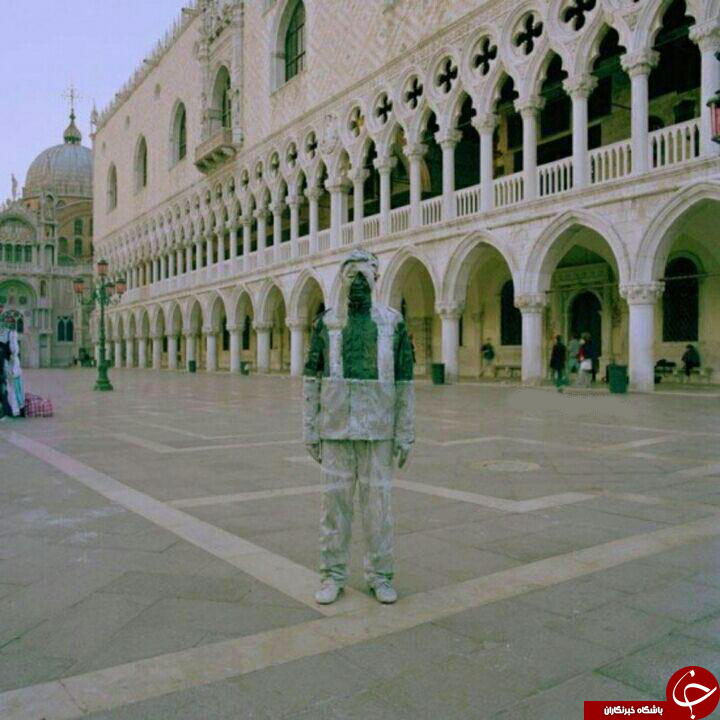 وقتی انسان ها میان اجسام پنهان می شوند+تصاویر