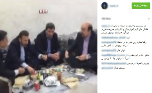 پذیرایی فلافلی خوزستانی&zwnj;ها از وزیر ارتباطات+عکس