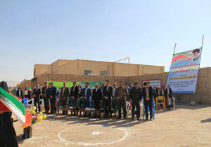 عملیات ساخت سه مدرسه خیری در شهرستان بافق