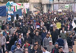 مراسم سی&zwnj;وهفتمین سالگرد پیروزی شکوهمند انقلاب اسلامی + فیلم