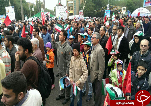 هوای بارانی خوزستان  و حضور چشم گیر مردم در فجر 94 + تصاویر