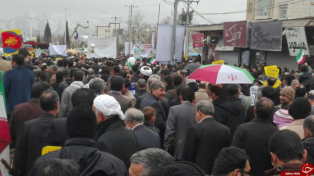 صلابت و شکوه ایلامیان در راهپیمایی 22 بهمن + تصاویر