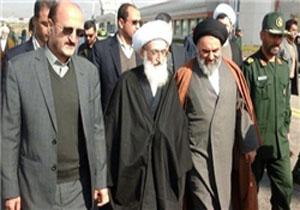 حضور آیت‌الله نوری همدانی در راهپیمایی 22 بهمن
