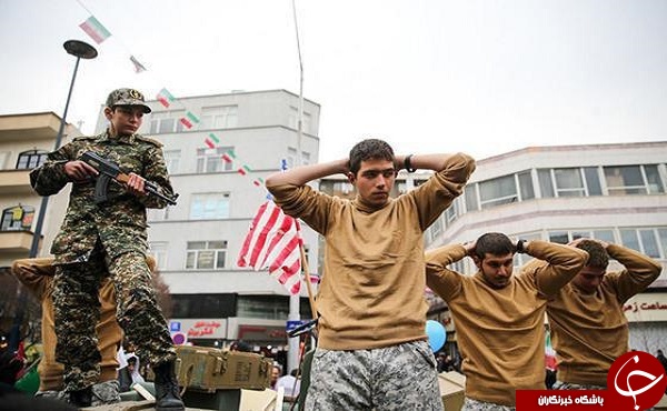 اسیران آمریکایی در راهپیمایی امروز +تصاویر