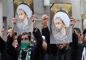 تظاهرات باشکوه اهالی قطیف در چهلمین روز شهادت شیخ نمر