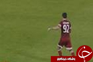 پاس گل زیبای جواد نکونام مقابل لخویا +فیلم