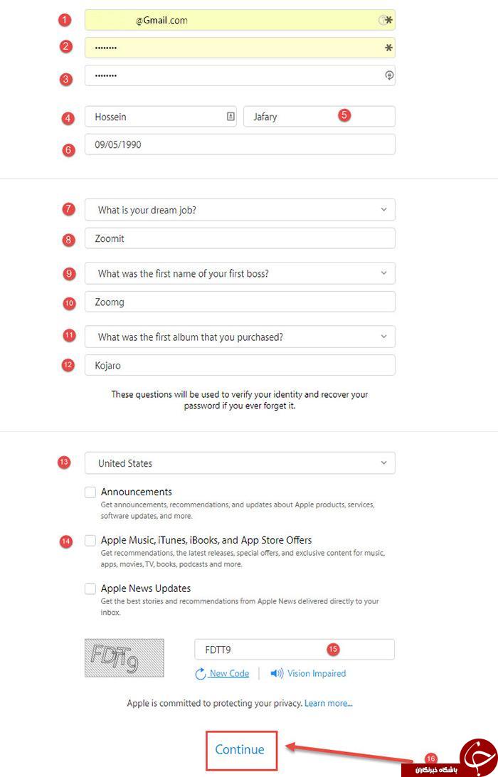 ساخت اپل آیدی (Apple ID) برای کاربران ایرانی + آموزش در کال کار