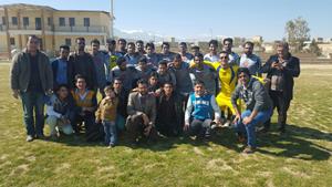 قهرمانی تیم فوتبال سرب و روی بهادران مهریز