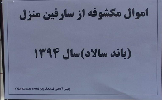 &laquo; سالادی ها &raquo; در دام پلیس