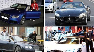 کلکسیون اتومبیل های رونالدو در سال 2015 + فیلم