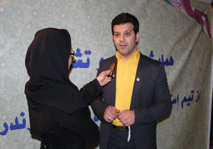 صعود ۱۳ پله ای اسکواش مازندران