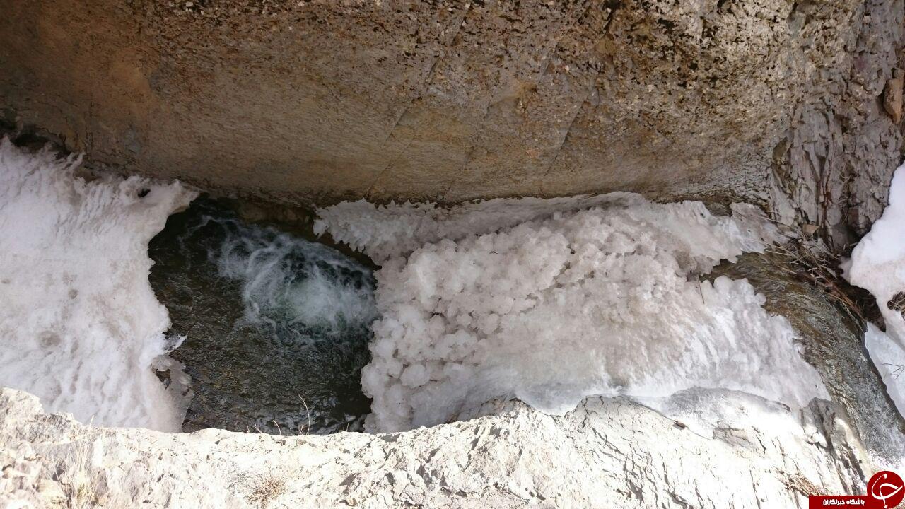 مناظری زیبا از رودخانه یخ زده + تصاویر