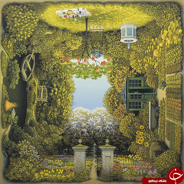 این تابلوها را از هر طرف می خواهید، آویزان کنید+ تصاویر