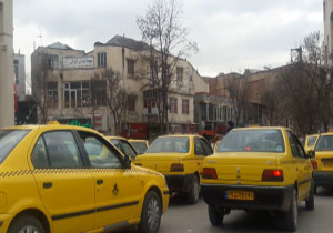 تردد دسته جمعی تاکسی&zwnj;های بدون مسافر + فیلم