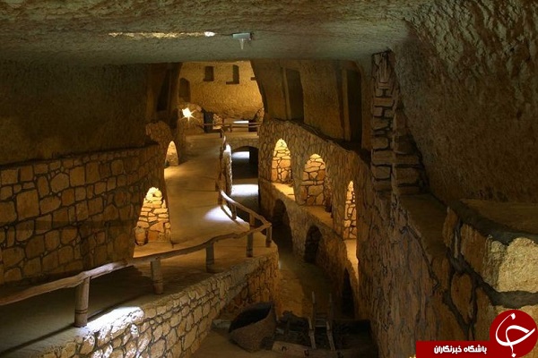 شهر زیرزمینی کیش، نمایش هنر حفر قنات در ایران + تصاویر