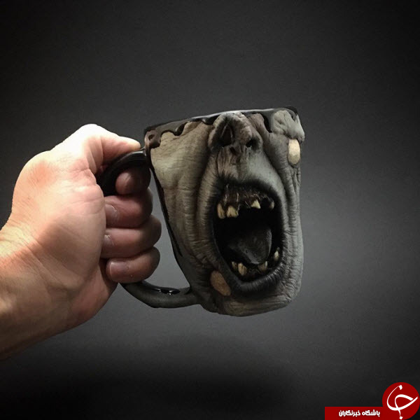 لیوان هایی که برای آب خوردن وحشتناک است+تصاویر