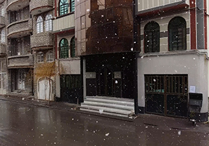 بارش برف و باران در ارومیه + فیلم