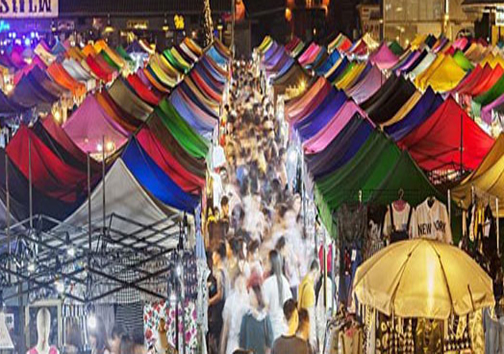 رنگی ترین بازار دنیا +عکس