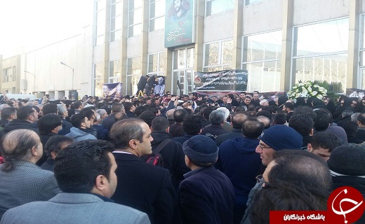 مراسم تشییع پیکر همایون بهزادی/ آخرین وداع با سرطلایی