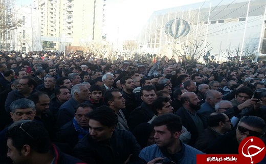 مراسم تشییع پیکر همایون بهزادی/ آخرین وداع با سرطلایی