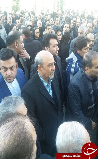 مراسم تشییع پیکر همایون بهزادی/ آخرین وداع با سرطلایی+ عکس