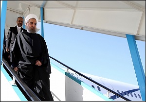 روحانی وارد رم شد
