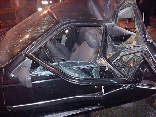 برخورد یک دستگاه اتوبوس با دو دستگاه خودروی سواری در جاده دماوند