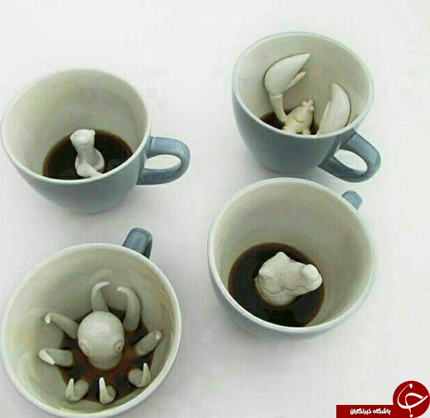 چای را با حیوانات دریایی بنوشید+تصاویر