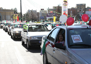همایش اتومبیلرانی خانوادگی انقلاب در سمنان