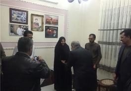 دیدار قائم مقام دبیرکل ستاد مبارزه با مواد مخدر ریاست جمهوری با خانواده شهدا