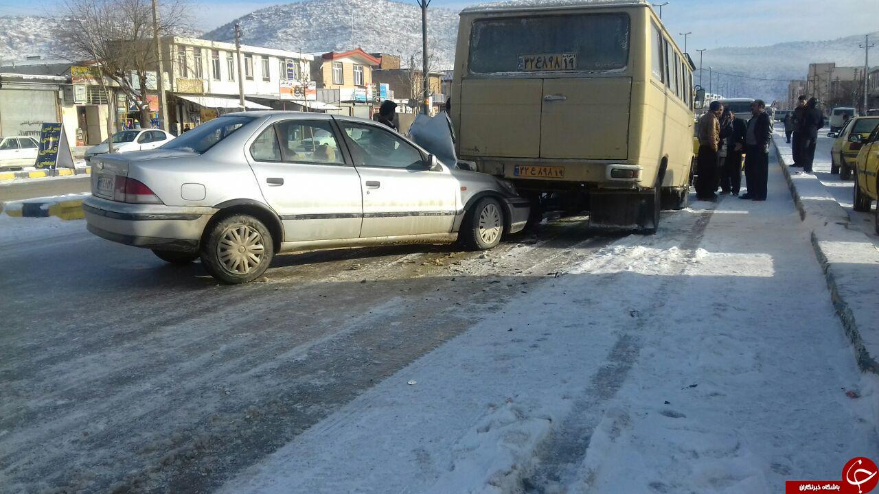 جاده لغزنده حادثه آفرید + تصاویر