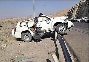 واژگونی خودرو با 5 سرنشین در محور اراک