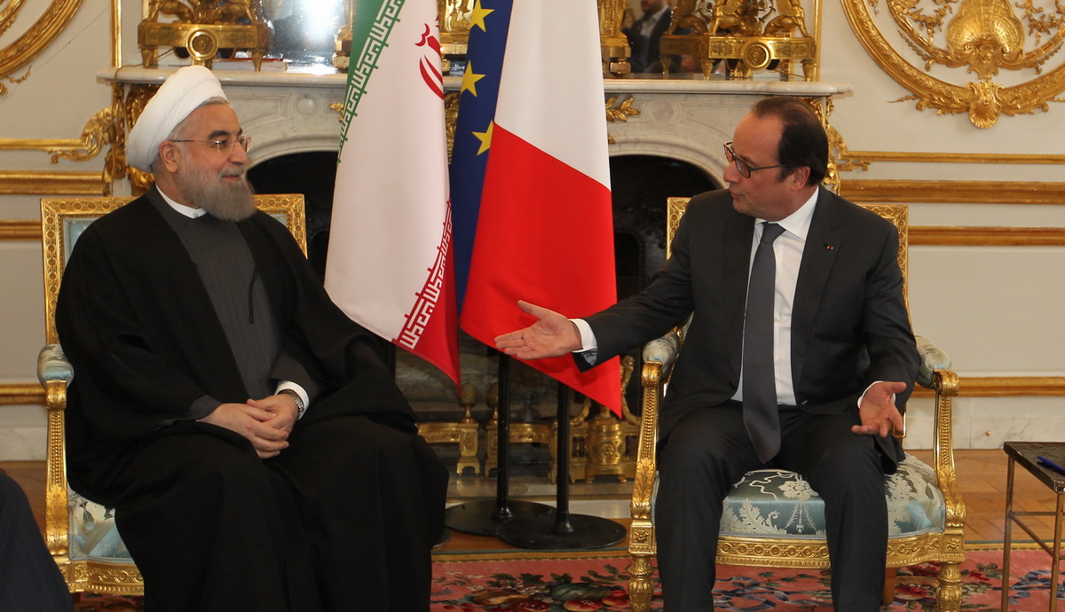 استقبال رسمی رییس&zwnj; جمهور فرانسه از روحانی+تصاویر