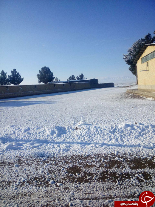 برف دیشب رباط سرپوش + تصاویر