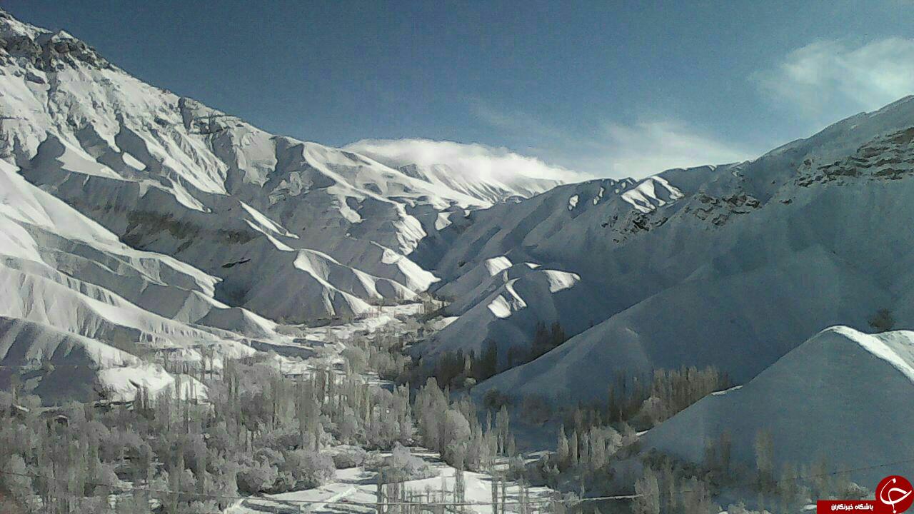 چهره زیبا برف زمستانی + عکس