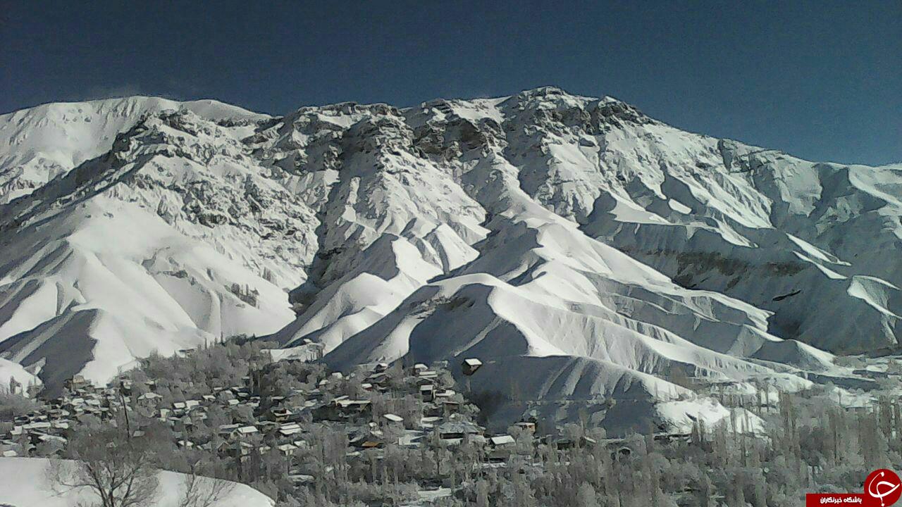 چهره زیبا برف زمستانی + عکس