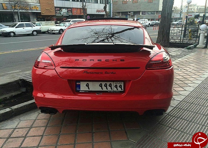 پورشه در خیابان های تهران +عکس
