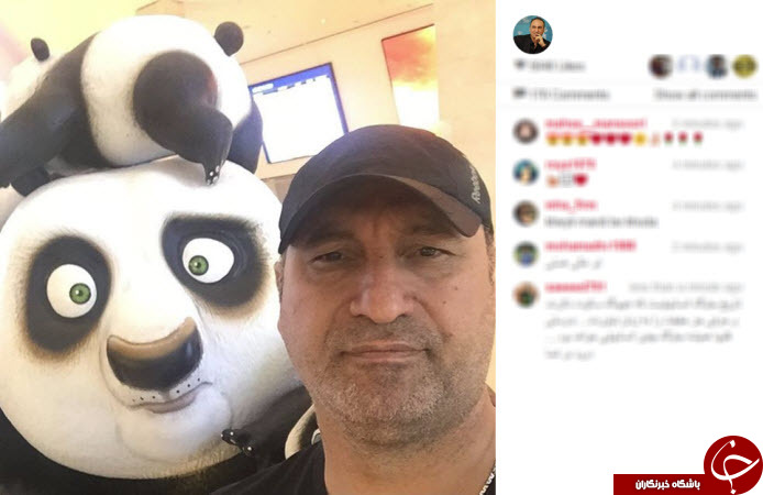 سلفی آبادانی حمید فرخ نژاد +عکس
