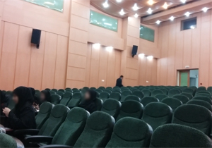 برگزاری کلاس در آمفی تئاتر + فیلم