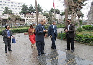بازديد سفير هند از مجموعه فرهنگي – تاريخي نادر و آرامگاه فردوسي