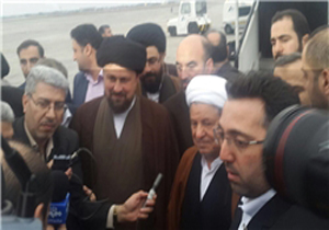 حضور آیت الله هاشمی رفسنجانی و سید حسن خمینی در گرگان