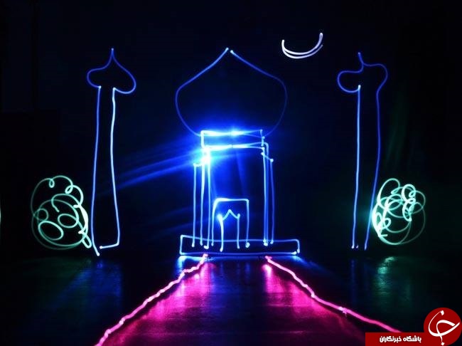 با نور نقاشی کنید