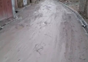 این کوچه با آسفالت کامل می‌شود + فیلم